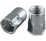 Заклепка-гайка ОПМ 110009 М 6х15,5 zn шестигранная на 1/2 длины, уменьшенный бортик 1000 шт УТ000000541 1