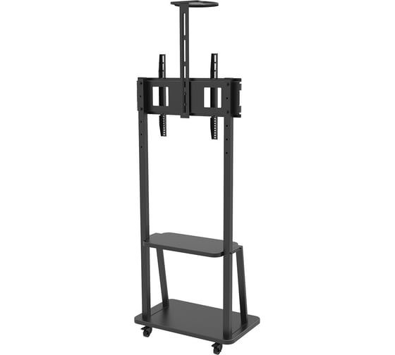 Мобильная напольная стойка для LED/LCD телевизоров VLK TRENTO STAND-F black 90162