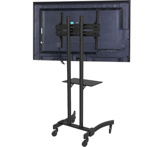 Мобильная напольная стойка для LED/LCD телевизоров VLK TRENTO STAND-C black 90160