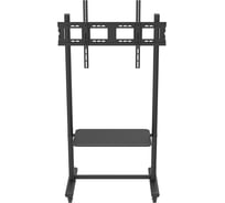 Мобильная напольная стойка для LED/LCD телевизоров VLK TRENTO STAND-G black 90163
