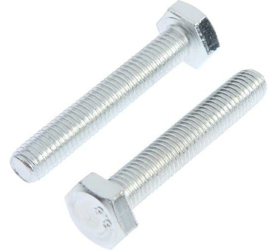 Болт с шестигранной головкой TUNDRA krep, DIN933, М10x60, к.п. 8.8, цинк, 1 кг 7151251 1