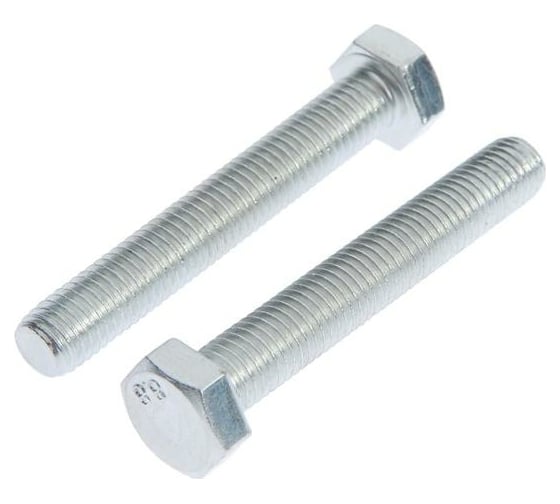 Болт с шестигранной головкой TUNDRA krep, DIN933, М12x80, к.п. 8.8, цинк, 1 кг 7151239 1