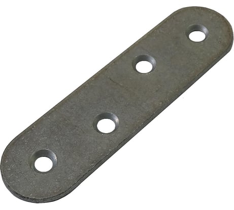 Крепежная пластина Левша ПК-80 80x20x2, цинк, 4 шт. У8-4509.ЦБ