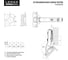 Петля угловая Lemax PROF 45 градусов, 2 шт 2pcs-FH43245P1AC 3
