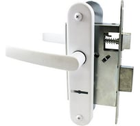 Врезной замок ПТИМАШ ЗВ9 КЛАССИКА белый А1431