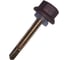 Саморез кровельный GRUM с нейлоновым колпачком 5,5х19 RAL8017 (250) УТ-00004360 4