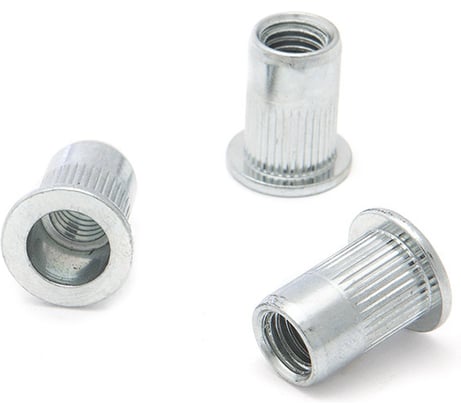 Резьбовые заклепки Дело Техники стальные, с насечкой, М8х17 мм, 50 шт. в пакете 457816