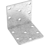 Крепежный уголок ТУНДРА krep, 50x50x50x2 мм, оцинкованный 5294427