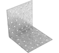 Крепежный уголок ТУНДРА krep, 100x100x100x2 мм, оцинкованный 5294426