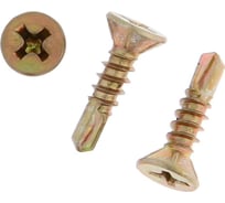 Саморезы с буром для монт. окон TUNDRA krep 3.9x16, желтый цинк, 300 шт. 7156286