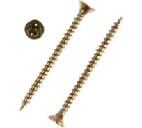 Универсальные саморезы TUNDRA krep 4.0x50 мм, желтый цинк, 200 шт. 7156364