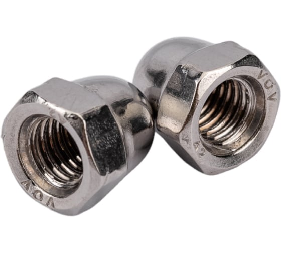 Колпачковая шестигранная гайка DINFIX DIN 1587, нерж. А2, M8, 10 шт. 00-00001925