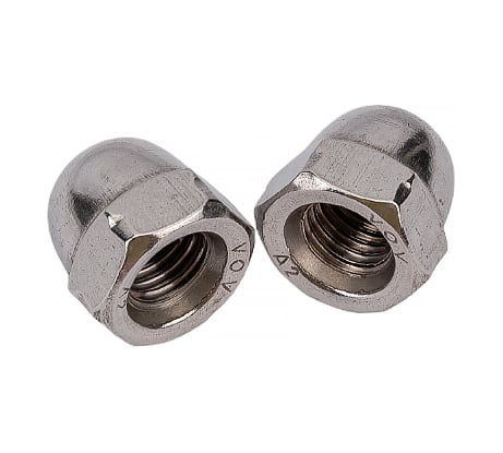 Колпачковая шестигранная гайка DINFIX DIN 1587, нерж. А2, M10, 10 шт. 00-00001926