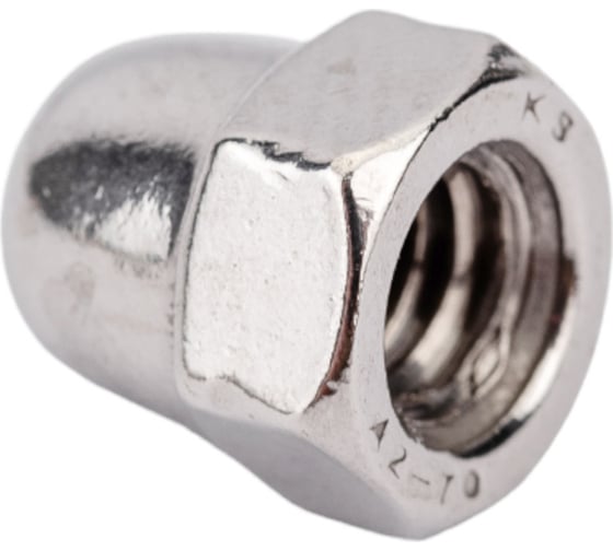 Колпачковая шестигранная гайка DINFIX DIN 1587, нерж. А2, M6, 25 шт. 00-00001924