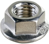 Шестигранная гайка с фланцем и насечками DINFIX DIN 6923, нерж. А2, M10, 10 шт. 00-00001930