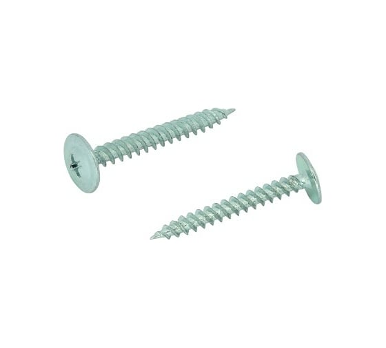 Саморез для металла с прессшайбой ЦКИ 4.2x38, остроконечный, А2, 200 шт. 73329 1