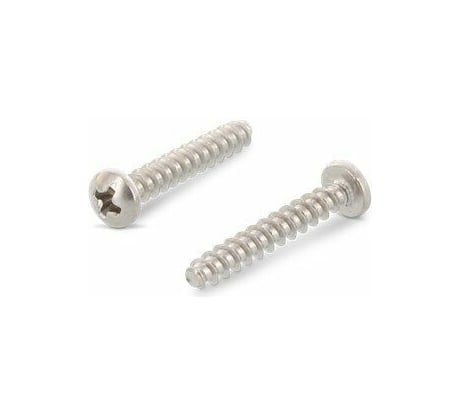 Саморез для пластика ЦКИ ART. 9091, скругл., притупленный, 3x10, A2, Ph1, 500 шт. 73305