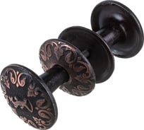 Дверная ручка Литейщик-Плюс РД-101 "Ящерица" старая медь 6500