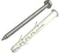 Дюбель фасадный RITTER Profi NL ST 10х100 мм (нейлон белый)(кп.8.8,покрытие Dacromet500H,ш/гр TORX 40) цил. борт(400/50) 71031010 2