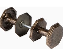 Дверная ручка Литейщик-Плюс РДК-118 античная медь 6508