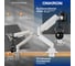 Кронштейн (держатель) для монитора ONKRON 13-32 настольный, чёрно-белый G80 G80-BW 6