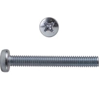 Винт с полуцилиндрической головкой КРЕП-КОМП цинк, DIN 7985, 6х55 180 шт. вц655ф