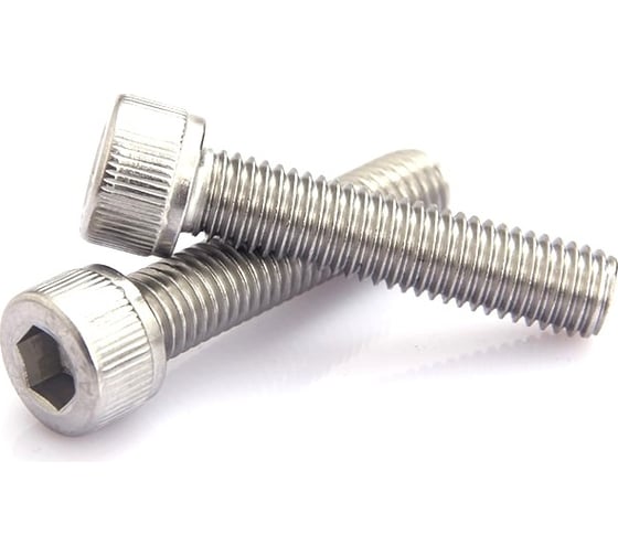 Винт с внутренним шестигранником КРЕП-КОМП нержавейка, DIN 912, А2, 8х60, 10 шт. вшн860мф 1