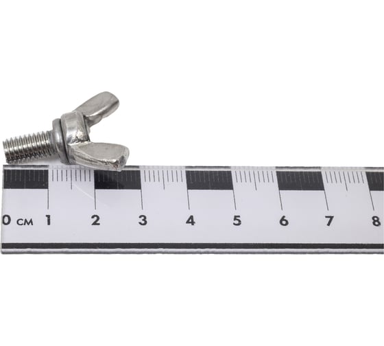 Винт-барашек КРЕП-КОМП американский тип, нержавейка, DIN 316, А2, 6х12, 50 шт. вб612