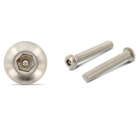 Антивандальный винт ЦКИ ART.9111, М6x16, A2, HEX TR 4.0, 100 шт. 71295 1