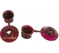 Кровельная шайба с колпачком КРЕП-КОМП бордо 250 шт. зк бордо