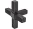 Соединитель квадратных труб Elesa+Ganter STC.20-3A-5W-C33, 3 шт 430037 1