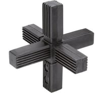 Соединитель квадратных труб Elesa+Ganter STC.20-3A-6W-C33, 2 шт 430042