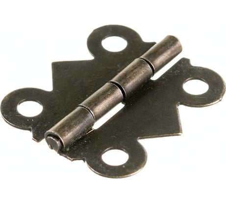 Карточная петля Левша фигурная, 15x20 мм, 2 шт., бронза У8-3919.СБ