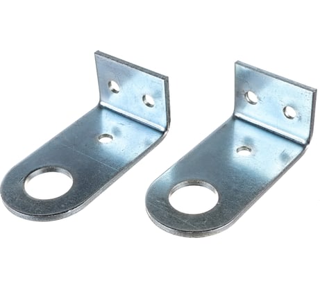 Угловая проушина Левша 105х40 мм, 2 шт., цинк радужный У4-9783.ЦР