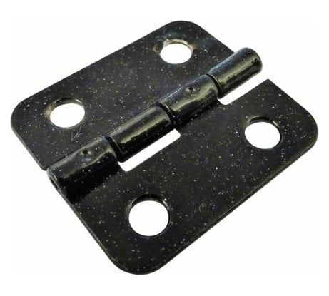 Карточная петля Левша 22x24 мм, 2 шт., черная У8-3809.Ч