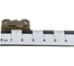 Карточная петля Левша фигурная, 25x30 мм, 2 шт., бронза У8-3929.СБ 4