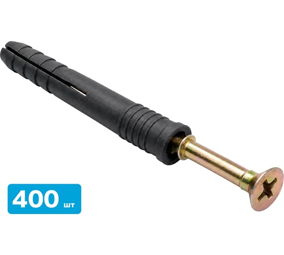 Дюбель-гвоздь SEBMET 6х40 с потайным бортиком (упак. 400 шт) TD023ДГ0640.400