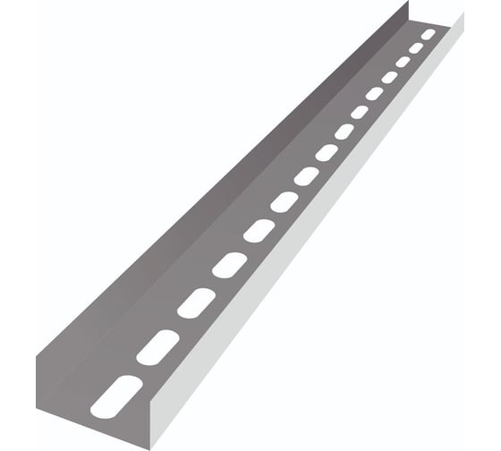 Швеллер перфорированный по основанию Северная Аврора ПШв1 32*32-1,5-2500-ОЦ