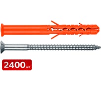 Дюбель-гвоздь SAMGRUPP 6х40 с потайным бортиком (упак. 2400 шт) SR-023ДГ0640-2400