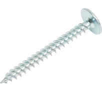 Саморез КВАДРА пресс-шайба, острый конец, 4.2x38, цинк, уп. 10 шт. 420381011812