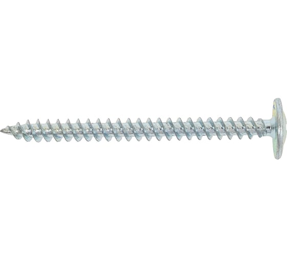Саморез КВАДРА пресс-шайба, острый конец, 4.2x51, цинк, кор. 200 шт. 420511032000