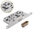 Защелка ADDEN BAU WC WC-5096 MAG M.CHROME (Хром матовый) врезная магнитная межкомнатная 940002025018 1