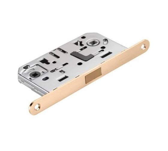 Защелка ADDEN BAU WC-5096 MAG S.GOLD (Золото матовое/Валийское) врезная магнитная межкомнатная 940002024011