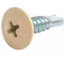 Саморез с прессшайбой ЮпитерСталь 4,2х25 RAL1014 СВЕРЛО бежевый, 500 шт., ZJU01068