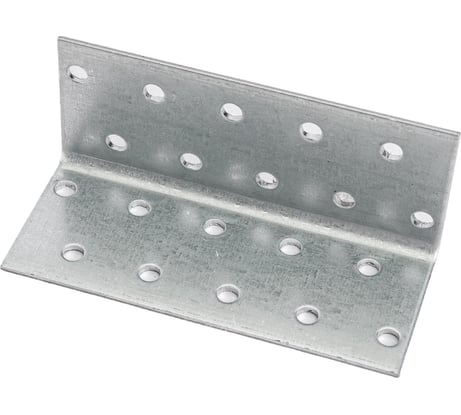 Крепежный равносторонний уголок РемоКолор KUR 2 мм, 40x40x100 мм 710-2049