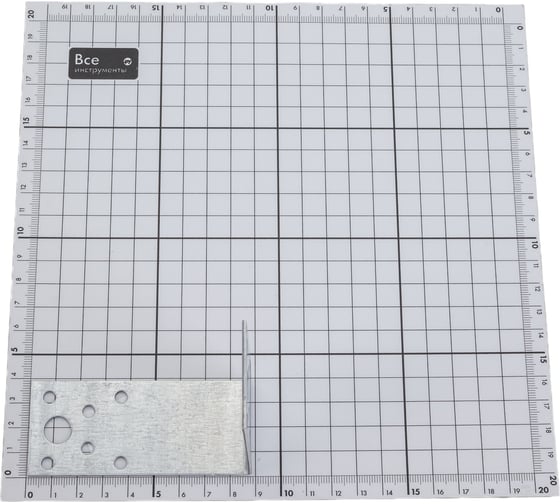 Крепежный уголок РемоКолор KU 2 мм, 90x90x40 мм 710-0094