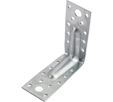 Крепежный усиленный уголок РемоКолор KUU 2 мм, 90x90x40 мм 710-0194