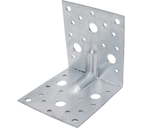 Крепежный усиленный уголок РемоКолор KUU 2 мм, 105x105x90 мм 710-0199