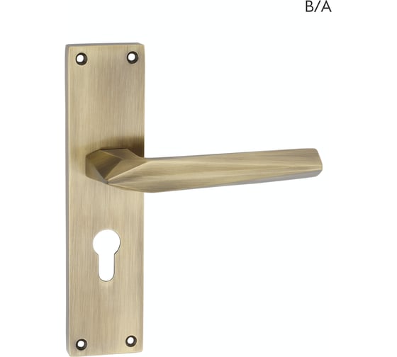 Ручка на планке HAUSKRAFTER 1948, бронза O-1948-8"Plate-BA