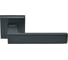 Комплект дверных ручек RUCETTI RAP 23-S BL + Сантехническая защёлка RP1895 BL + Сантехническая Завёртка RAP WC-S BL, цвет - чёрный 9016062 1